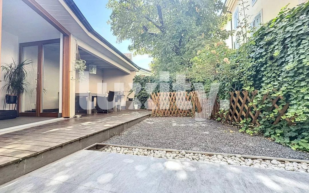 Superbe appartement avec jardin au coeur de Carouge
