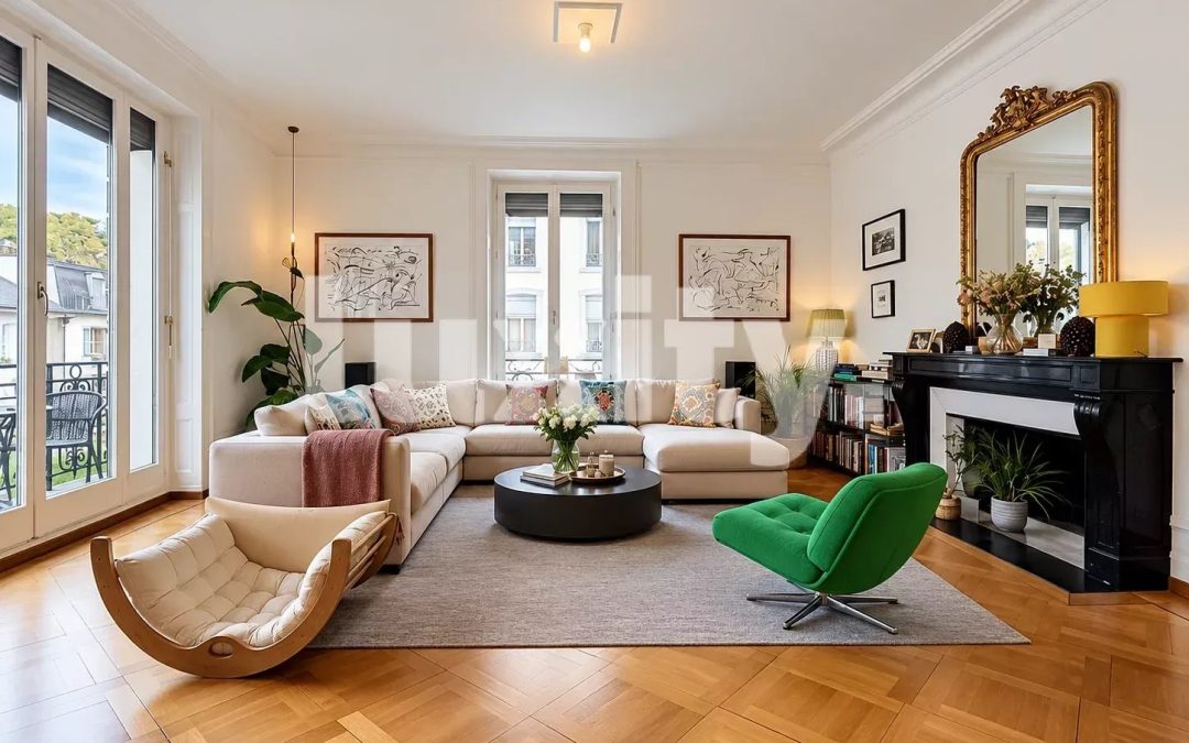 Élégant appartement haussmannien à proximité de la Vieille-Ville